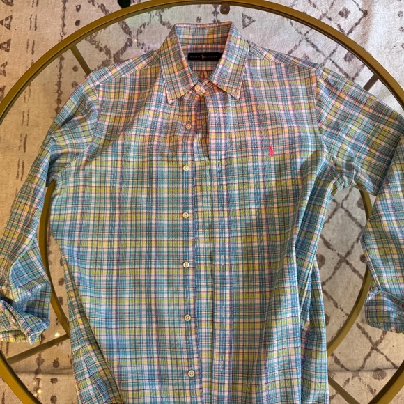 Spring Fever Polo Dress Shirt - Picture 1 of 3